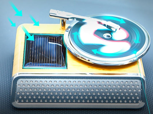 KTX-506835 Vintage Record Player Car Interior Decoration with Aroma Diffuser and Aromatherapy Tablets