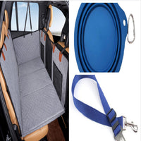 HKM-506899 Durable Waterproof Car Dog Bed Cushion for Pets - Black and Gray