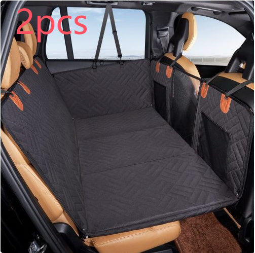 HKM-506899 Durable Waterproof Car Dog Bed Cushion for Pets - Black and Gray