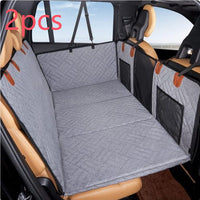 HKM-506899 Durable Waterproof Car Dog Bed Cushion for Pets - Black and Gray