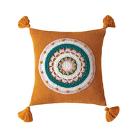 HKM-507091 Tassel Knitted Pillow Cover for Sofa – 45x45cm, Available in Multiple Colors
