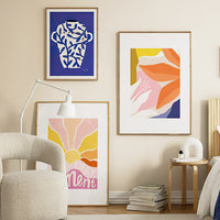 HKM-507219 Abstract Plant Flowers Canvas Art Prints - Decorative Wall Hangings in Multiple Sizes