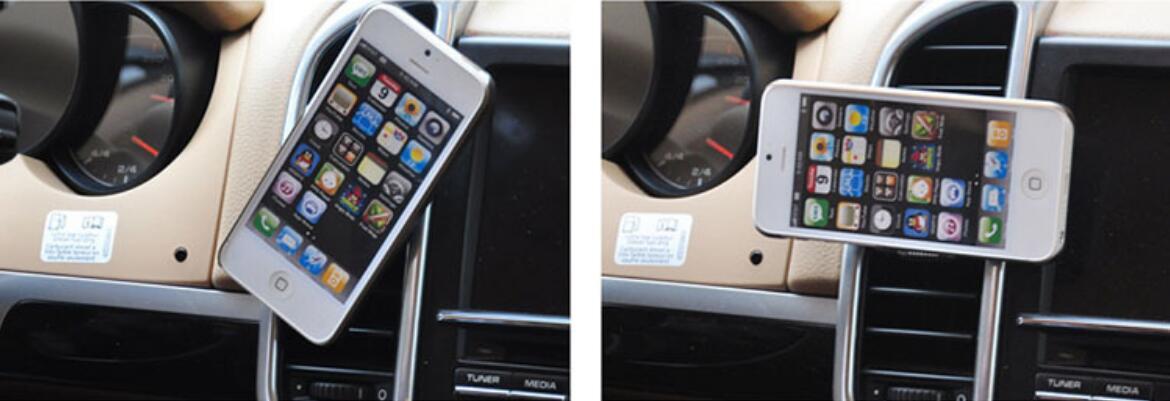 HKM-507347 Magnetic Car Phone Mount - Easy One-Handed Operation, Compact Size, Durable ABS Plastic