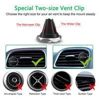 HKM-507347 Magnetic Car Phone Mount - Easy One-Handed Operation, Compact Size, Durable ABS Plastic