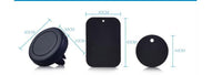 HKM-507347 Magnetic Car Phone Mount - Easy One-Handed Operation, Compact Size, Durable ABS Plastic