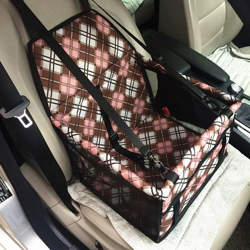 HKM-507475 Pet Car Seat Bag with Thickened Cushion and Anti-Dirty Design, Available in Multiple Colors, 40x30x25cm