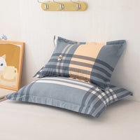 HKM-507603 Cotton Pillowcases Set for Standard Beds in Multiple Stylish Colors