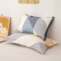 HKM-507603 Cotton Pillowcases Set for Standard Beds in Multiple Stylish Colors