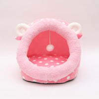 HKM-507667 Cat Bed Indoor Soft Cats Houses Warm Cozy Cushion Bag Small Dog Removable Washable Tent Pet House Cat's Basket Pets Mat Supplies