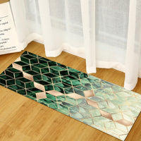 HKM-507667 Customized Non-Slip Landscape Bathroom and Kitchen Carpet - Polyester Fiber, Multiple Sizes