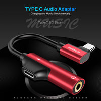 HKM-507667 Lightning Audio and Charging Adapter - 5V 1A, Aluminum Alloy, PE, Compatible with Original Earphones