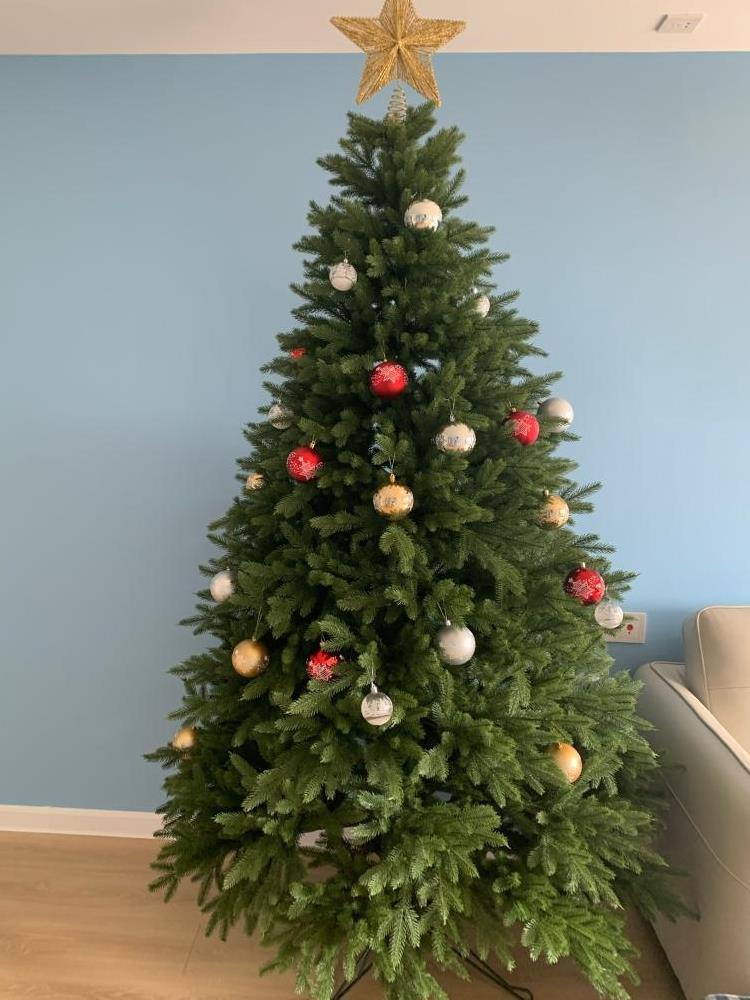 HKM-507731 Pine Needle PE Christmas Tree with Stainless Steel Frame - 1.2 m