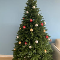 HKM-507731 Pine Needle PE Christmas Tree with Stainless Steel Frame - 1.2 m
