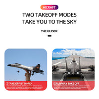 HKM-507923 2.4G Remote Control Foam Airplane J-11 Fighter Jet Model for Beginners