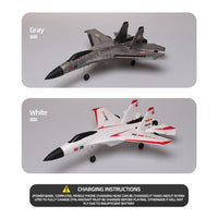 HKM-507923 2.4G Remote Control Foam Airplane J-11 Fighter Jet Model for Beginners