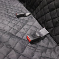HKM-508051 Luxury Rear Two-Seater Dog Mat with Isolation Net and Adjustable Safety Strap for Medium to Large Dogs