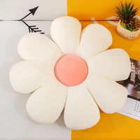 HKM-508115 Custom Soft Plush Daisy Flower Seat Cushion - Adorable Flower-Shaped Throw Pillow for All Ages