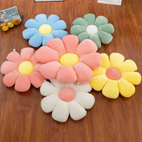 HKM-508115 Custom Soft Plush Daisy Flower Seat Cushion - Adorable Flower-Shaped Throw Pillow for All Ages