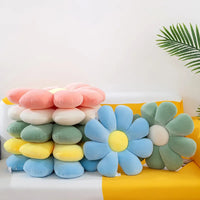 HKM-508115 Custom Soft Plush Daisy Flower Seat Cushion - Adorable Flower-Shaped Throw Pillow for All Ages