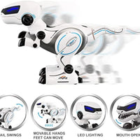 HKM-508243 Remote Control Dinosaur Robot Toy with Gesture Induction and Music for Kids