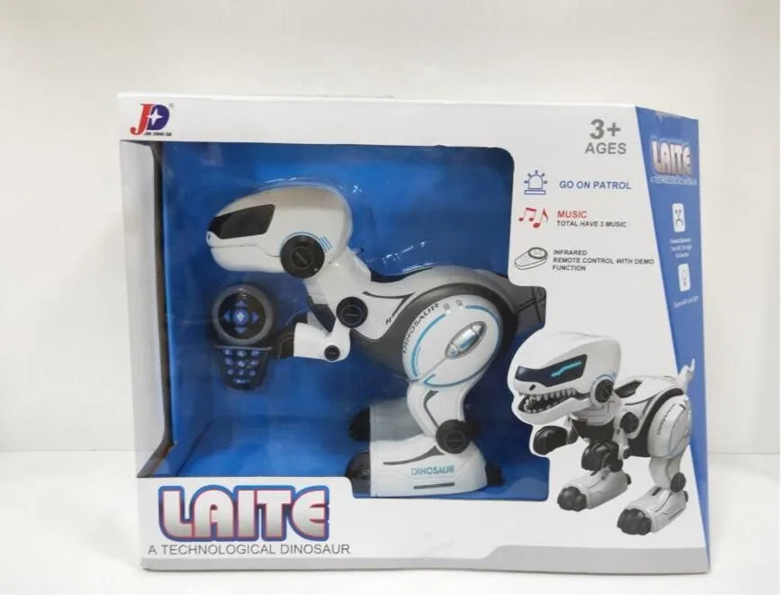 HKM-508243 Remote Control Dinosaur Robot Toy with Gesture Induction and Music for Kids