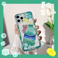 HKM-508371 Silicone Phone Case with Cartoon Animal Design Compatible with iPhone Models 7/8, 7P/8P, X/XS, XR, XSMAX, 11, 11Pro, 11Pro MAX, 12, 12Pro, 12Pro MAX, 12mini