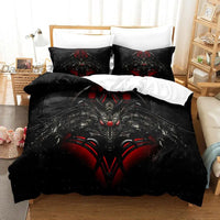 HKM-508435 Dark Satan Theme Down Quilt Cover Set - Various Sizes Available
