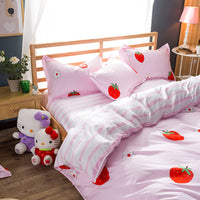 HKM-508435 Polyester Fiber Bed Linen and Quilt Cover Set - Multiple Sizes Available
