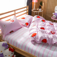 HKM-508435 Polyester Fiber Bed Linen and Quilt Cover Set - Multiple Sizes Available
