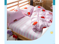 HKM-508435 Polyester Fiber Bed Linen and Quilt Cover Set - Multiple Sizes Available