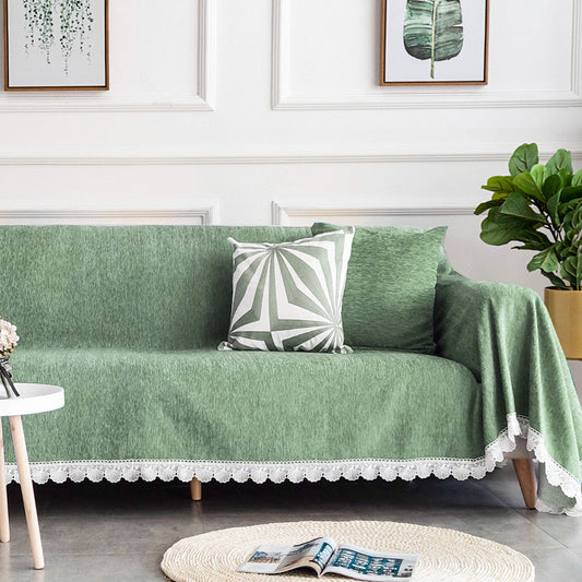 HKM-508499 Universal Nordic Style Chenille Sofa Cover in Multiple Colors