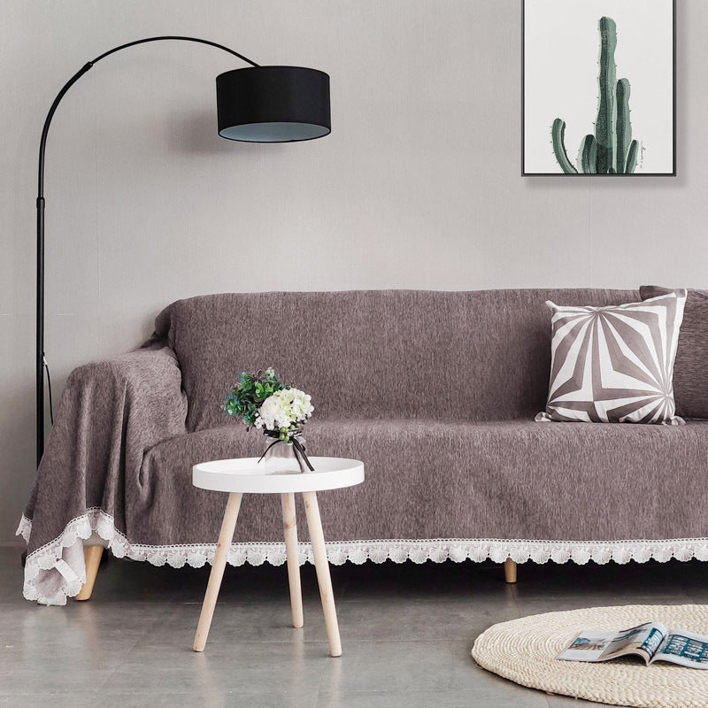 HKM-508499 Universal Nordic Style Chenille Sofa Cover in Multiple Colors