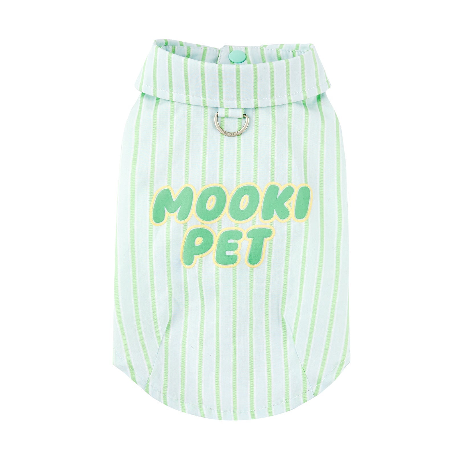 HKM-508691 Thin Cotton Pet Shirt for Schnauzers in Green - XXS to XXL Sizes Available