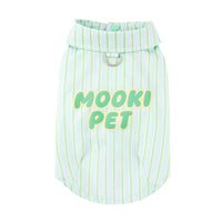 HKM-508691 Thin Cotton Pet Shirt for Schnauzers in Green - XXS to XXL Sizes Available