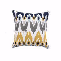HKM-508819 Geometric Pattern Cotton Printed Pillowcase, 45x45cm, Filled with PP Cotton