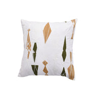 HKM-508819 Geometric Pattern Cotton Printed Pillowcase, 45x45cm, Filled with PP Cotton