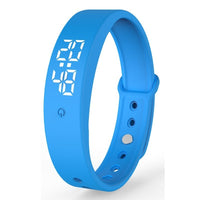 HKM-508947 V9 Smart Bracelet with Body Temperature Monitoring, Touch Display, Vibration Alerts, and USB Interface