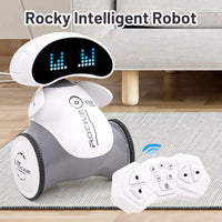 HKM-509075 Interactive Programming Robot Toy for Kids - RC Educational Robot with Light & Sound Features, Ages 2 & Up