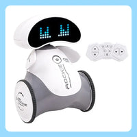 HKM-509075 Interactive Programming Robot Toy for Kids - RC Educational Robot with Light & Sound Features, Ages 2 & Up