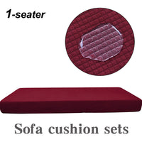 HKM-509331 Waterproof Polar Fleece Sofa Cover - Large Size Options for One to Four Seats