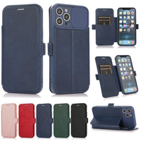 HKM-509523 Window Holster for Mobile Phone with Lens Protection - Push-Pull Flip Design, Compatible with iPhone XR