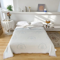 HKM-509587 Cozy Gauze Towel Quilt for Air Conditioning - Multiple Sizes and Floral Patterns Available