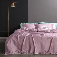 HKM-509587 Tencel Double-Sided Duvet Cover Set with Pillowcases and Sheet - Various Sizes Available