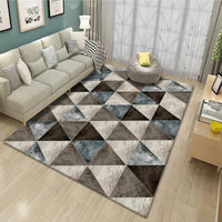 HKM-509651 Cartoon Printed Polyester Fiber Floor Mats for Living Room and Bedroom