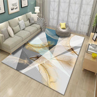 HKM-509651 Cartoon Printed Polyester Fiber Floor Mats for Living Room and Bedroom