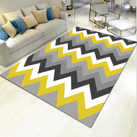HKM-509651 Cartoon Printed Polyester Fiber Floor Mats for Living Room and Bedroom