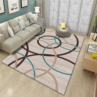 HKM-509651 Cartoon Printed Polyester Fiber Floor Mats for Living Room and Bedroom