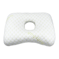 HKM-509715 New Chinese Style Single Hole Ear Pillow for Adults - 39x28x6 cm, Polyester Fiber Fill