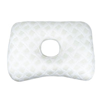 HKM-509715 New Chinese Style Single Hole Ear Pillow for Adults - 39x28x6 cm, Polyester Fiber Fill