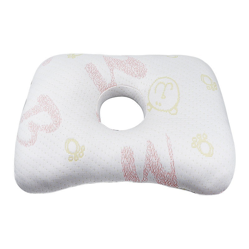 HKM-509715 New Chinese Style Single Hole Ear Pillow for Adults - 39x28x6 cm, Polyester Fiber Fill